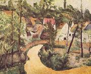 Strabenbiegung Paul Cezanne